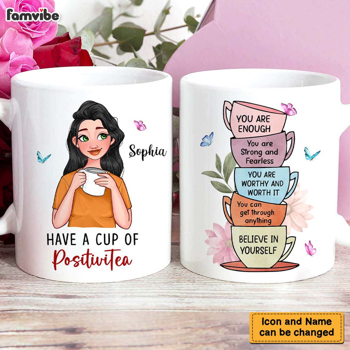 Personalized Gift For Daughter Positivi-tea Mug 25345 1