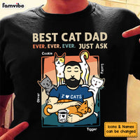 Personalized Gift For Cat Dad Shirt - Hoodie - Sweatshirt 25346 thumb 1