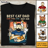Personalized Gift For Cat Dad Shirt - Hoodie - Sweatshirt 25346 thumb 1