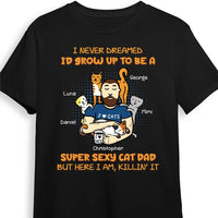 Personalized Gift For Cat Dad Shirt - Hoodie - Sweatshirt 25347 thumb 1