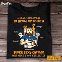 Personalized Gift For Cat Dad Shirt - Hoodie - Sweatshirt 25347 thumb 1