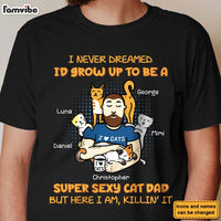 Personalized Gift For Cat Dad Shirt - Hoodie - Sweatshirt 25347 thumb 1