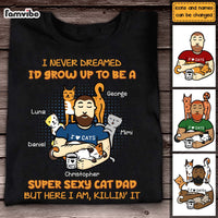 Personalized Gift For Cat Dad Shirt - Hoodie - Sweatshirt 25347 thumb 1