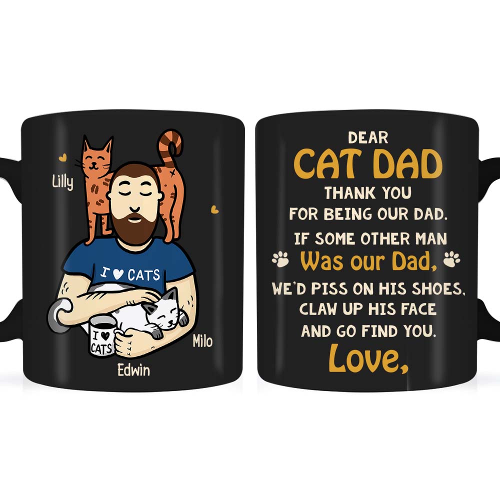 Personalized Gift For Cat Dad Mug 25348 Primary Mockup