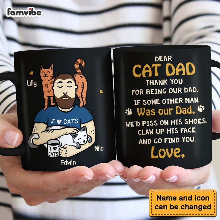 Personalized Gift For Cat Dad Mug 25348 1