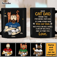 Personalized Gift For Cat Dad Mug 25348 thumb 1
