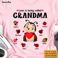 Personalized Love Is Being Called Grandma Ladybug Shirt - Hoodie - Sweatshirt 25361 thumb 1