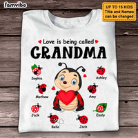 Personalized Love Is Being Called Grandma Ladybug Shirt - Hoodie - Sweatshirt 25361 thumb 1