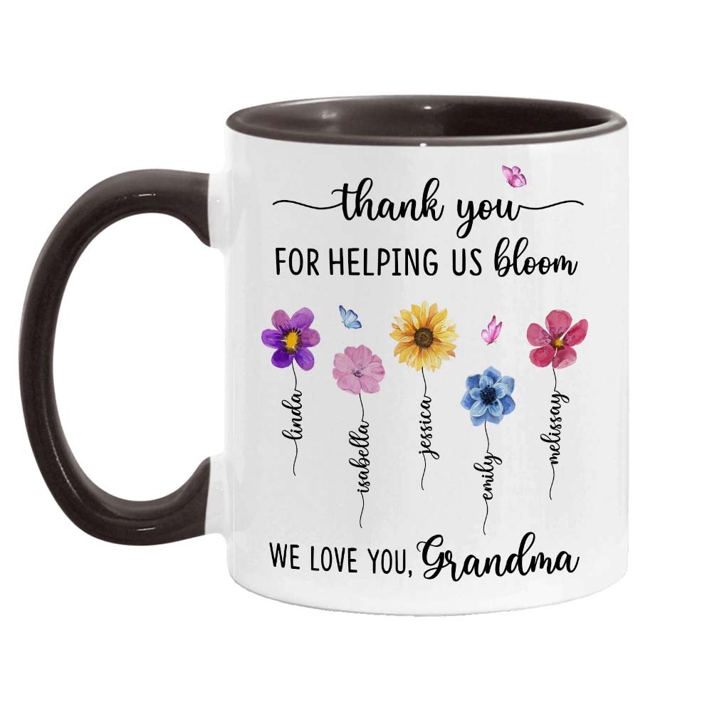 Personalized Thank You For Helping Us Bloom Mug 25365 Primary Mockup