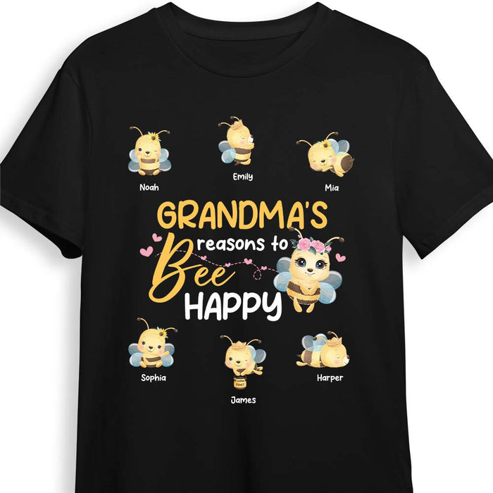 Personalized Grandma Reasons To Be Happy Shirt - Hoodie - Sweatshirt 25367 1