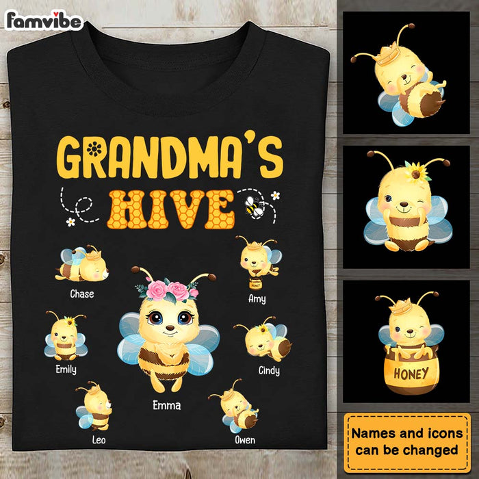 Personalized Grandma's Hive Shirt - Hoodie - Sweatshirt 25370 1