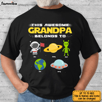 Personalized This Awesome Grandpa Belongs To Shirt - Hoodie - Sweatshirt 25375 thumb 1