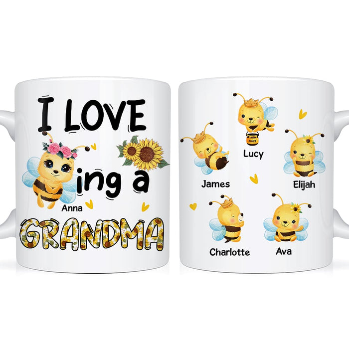 Personalized I Love Being A Grandma Mug 25379 1