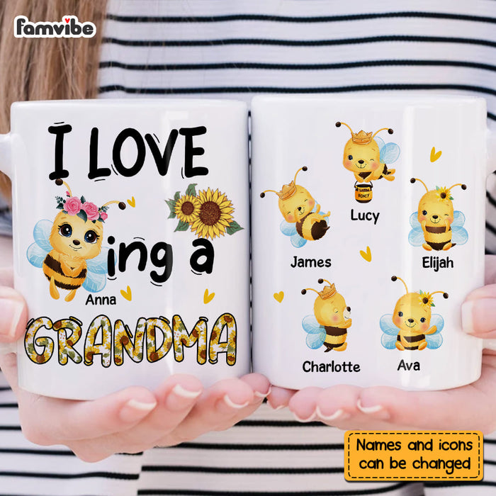 Personalized I Love Being A Grandma Mug 25379 1