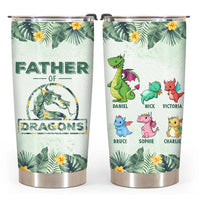 Personalized Father Of Dragon Steel Tumbler 25381 thumb 1