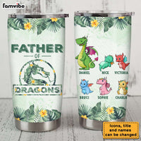 Personalized Father Of Dragon Steel Tumbler 25381 thumb 1