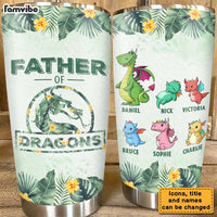 Personalized Father Of Dragon Steel Tumbler 25381 thumb 1