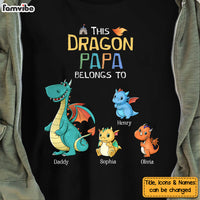 Personalized This Dragon Papa belongs to Shirt - Hoodie - Sweatshirt 25382 thumb 1