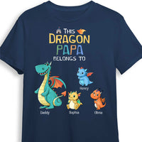 Personalized This Dragon Papa belongs to Shirt - Hoodie - Sweatshirt 25382 thumb 1