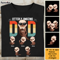 Personalized Daddy Otter Shirt - Hoodie - Sweatshirt 25385 thumb 1
