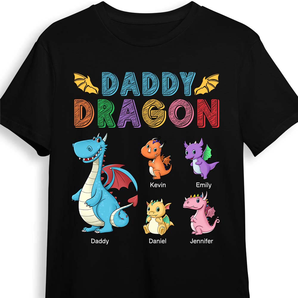 Personalized Daddy Dragon Shirt Hoodie Sweatshirt 25386 Primary Mockup
