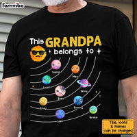 Personalized Planet This Grandpa Belongs To Shirt - Hoodie - Sweatshirt 25394 thumb 1