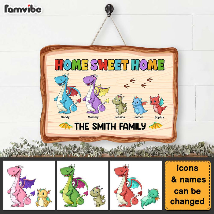 Personalized Home Sweet Home Wood Sign 25395 1