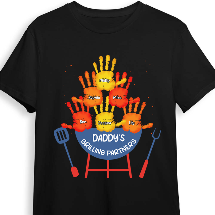 Personalized Grill Dad's Partners Shirt - Hoodie - Sweatshirt 25396 1