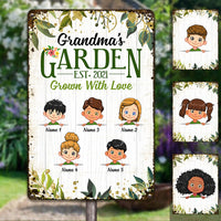 Personalized Grandma Garden Metal Sign JN292 95O53 thumb 1
