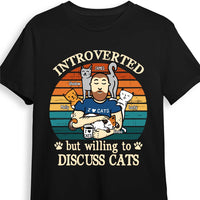 Personalized Introverted Cat Dad Shirt - Hoodie - Sweatshirt 25402 thumb 1