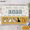 Personalized Gift For Cat Lovers Hope You Like Cats Doormat 25406 1