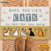 Personalized Gift For Cat Lovers Hope You Like Cats Doormat 25406 1