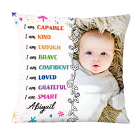Personalized Affirmation Gift For Granddaughter I Am Kind Pillow 25408 thumb 1