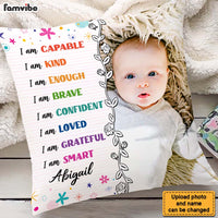Personalized Affirmation Gift For Granddaughter I Am Kind Pillow 25408 thumb 1