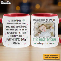 Personalized Gift For New Dad Mommy Told Me That You Are Awesome Mug 25409 thumb 1