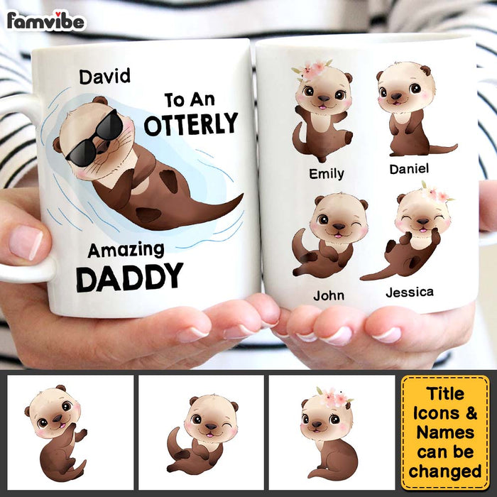 Personalized To An Otterly Amazing Daddy Mug 25411 1