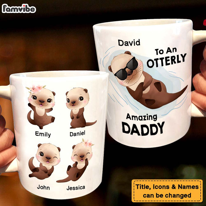 Personalized To An Otterly Amazing Daddy Mug 25411 1