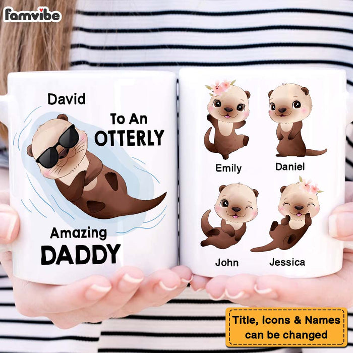 Personalized To An Otterly Amazing Daddy Mug 25411 1