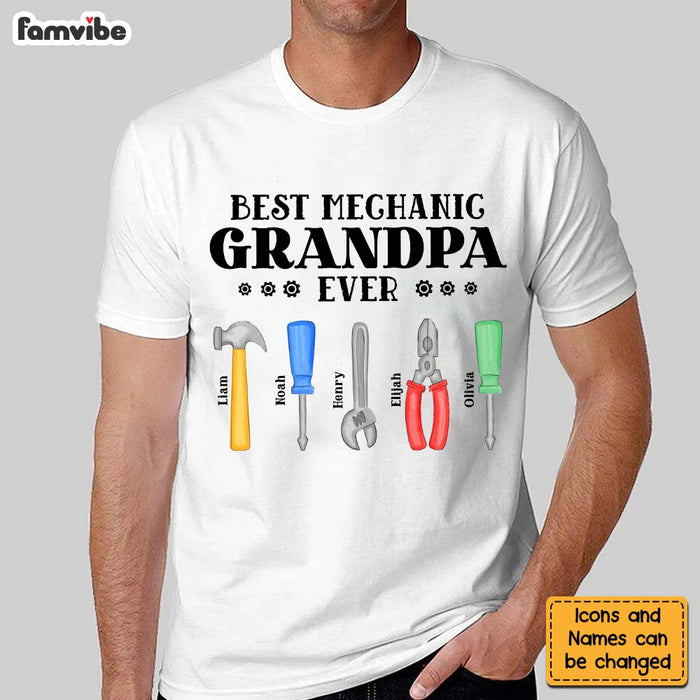 Personalized Gift Mechanic Grandpa Shirt - Hoodie - Sweatshirt 25415 1