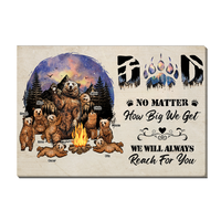 Personalized Dad We'll Always Reach For You Canvas 25417 thumb 1