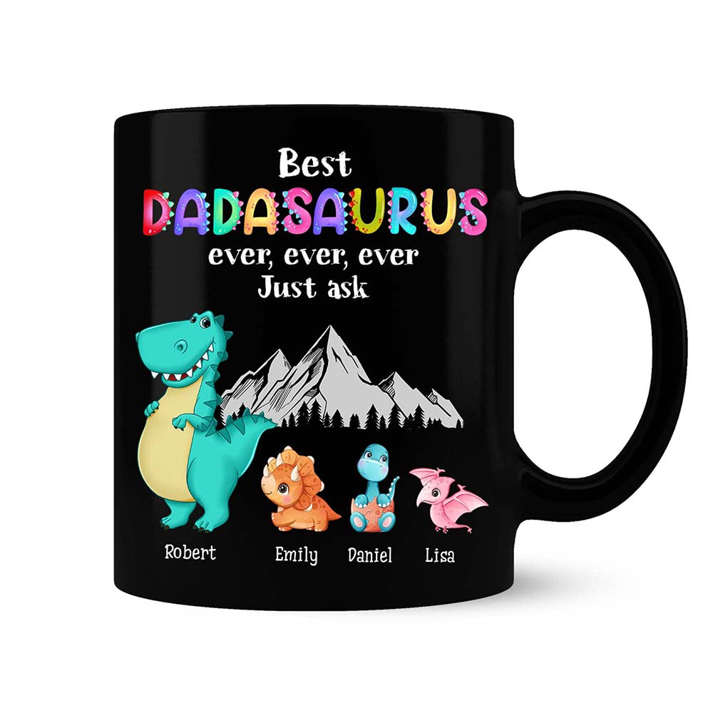 Personalized Gift Dadasaurus Colorful Mug 25419 - Famvibe