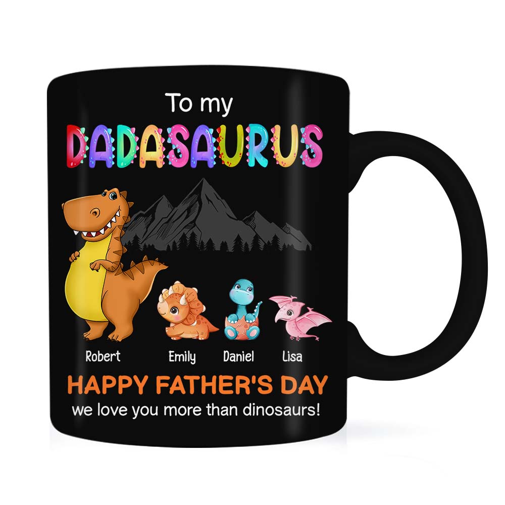 Personalized Gift To My Dadasaurus Mug 25420 Primary Mockup
