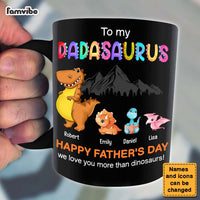 Personalized Gift To My Dadasaurus Mug 25420 thumb 1