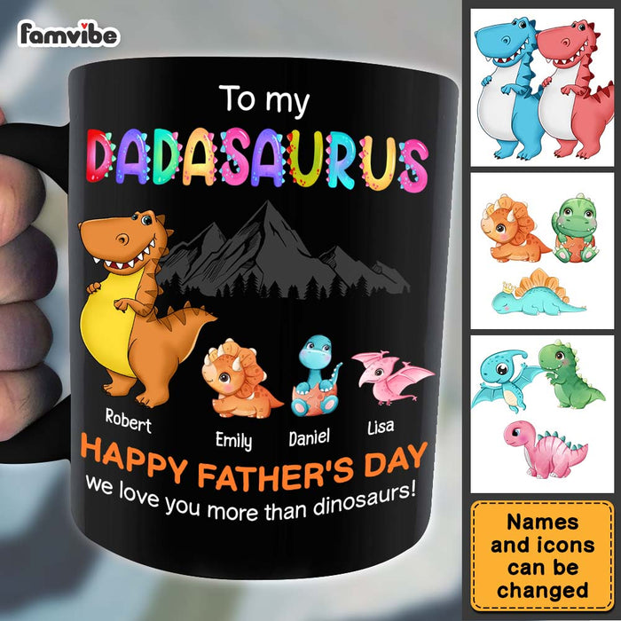 Personalized Gift To My Dadasaurus Mug 25420 1