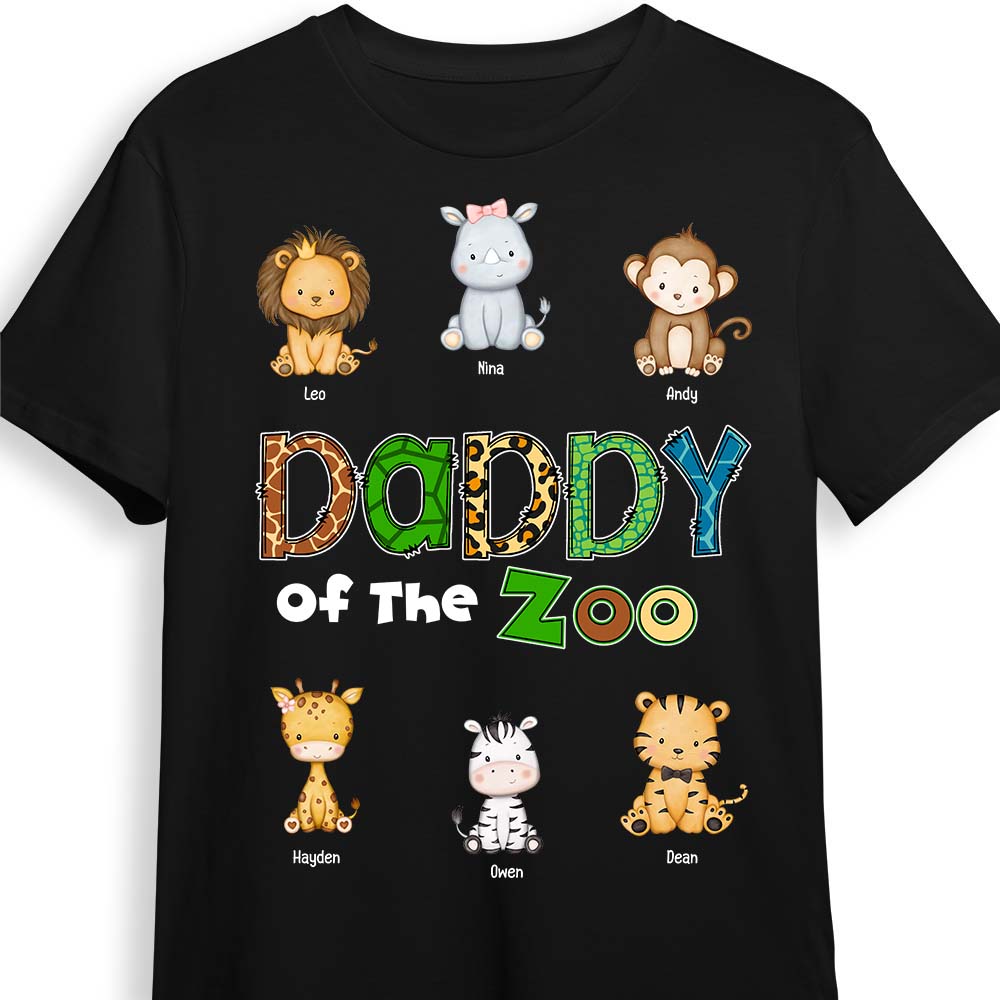 Personalized Daddy Of A Zoo Shirt Hoodie Sweatshirt 25421 Primary Mockup