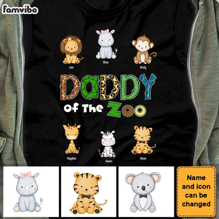 Personalized Daddy Of A Zoo Shirt - Hoodie - Sweatshirt 25421 1