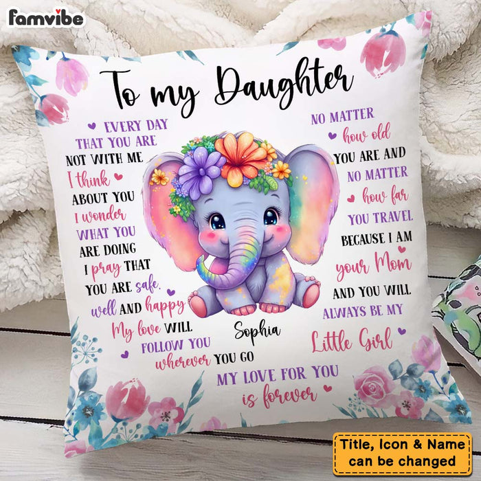 Personalized Gift To My Daughter Pillow 25427 1