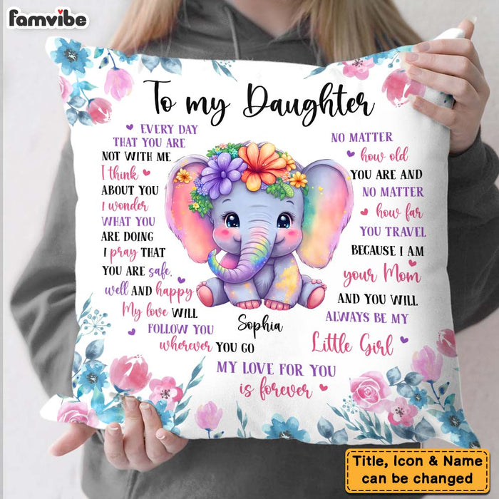 Personalized Gift To My Daughter Pillow 25427 1