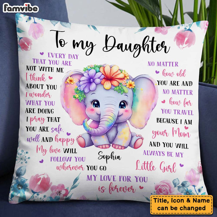 Personalized Gift To My Daughter Pillow 25427 1