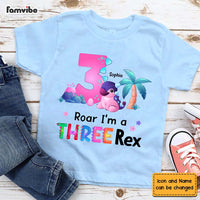 Personalized Gift I'm A Three Rex Kid T Shirt 25429 thumb 1